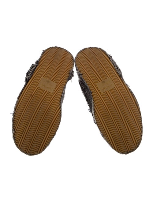 Loewe Denim Raw-Edge Trim Sneakers