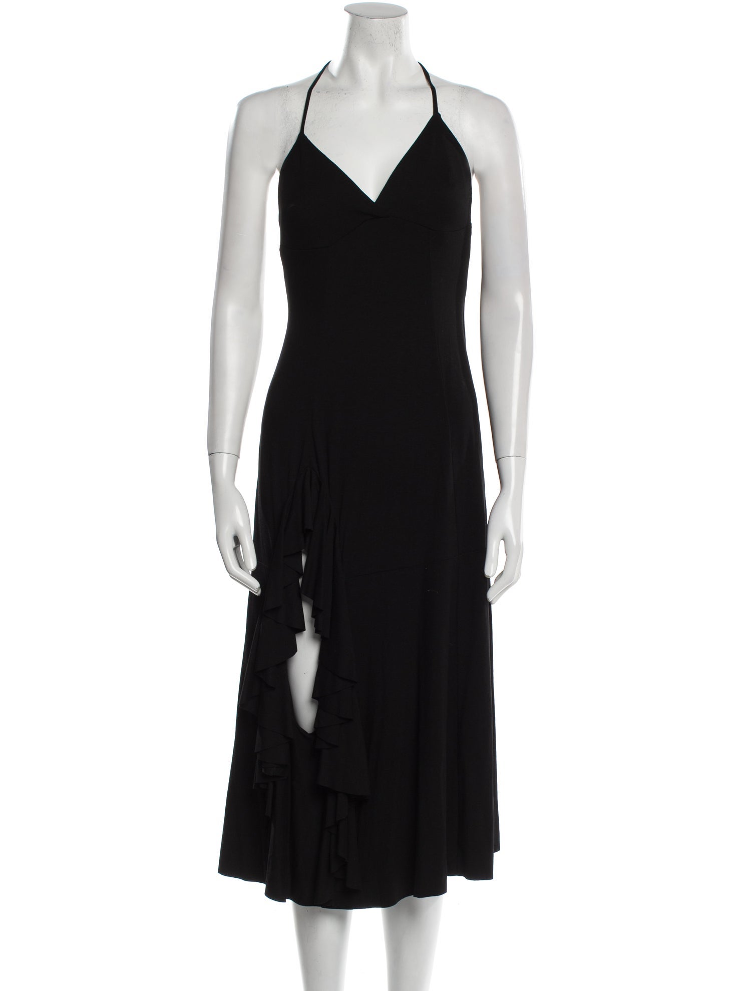 Loewe V-Neck Midi Length Dress