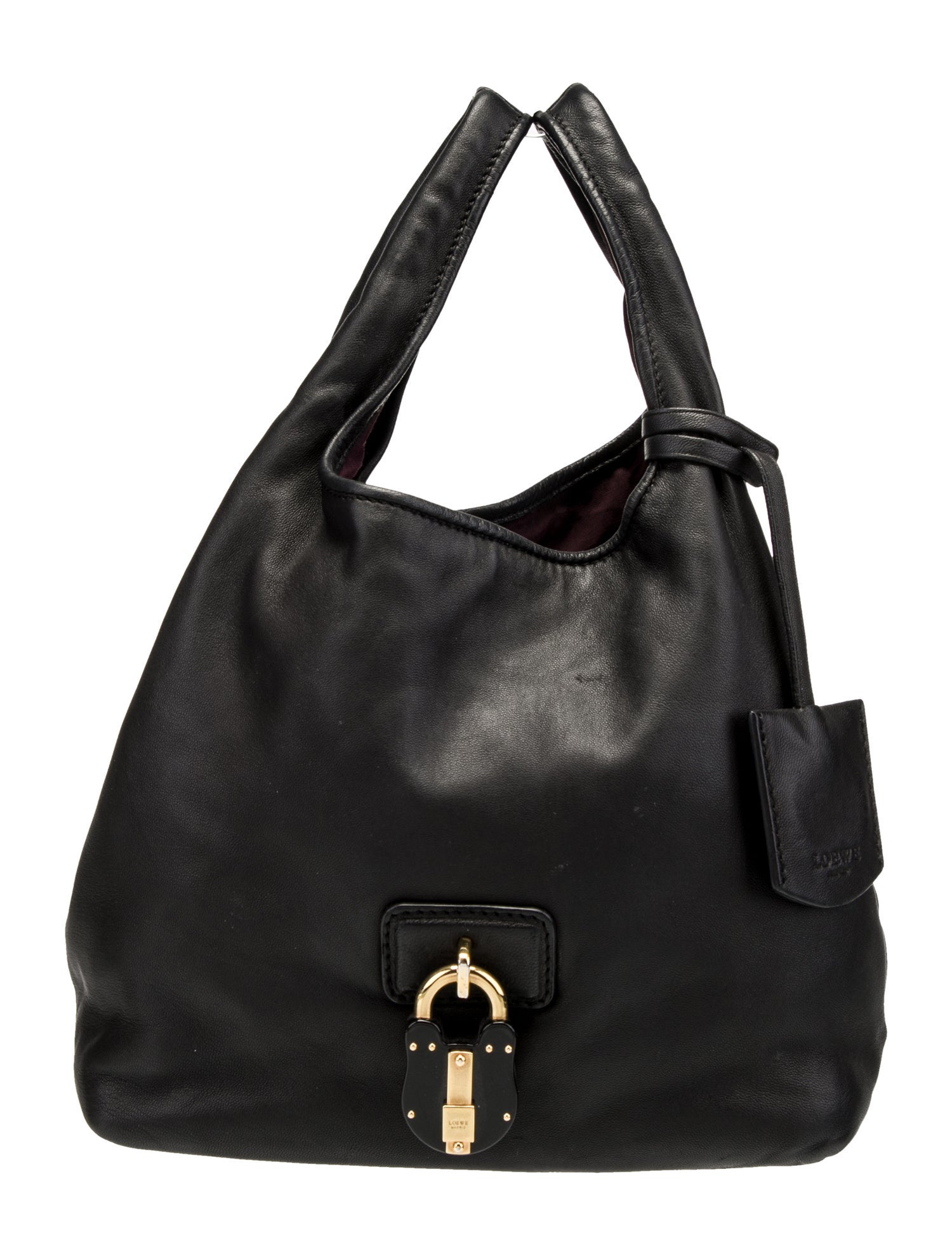 Loewe Leather Top Handle Bag