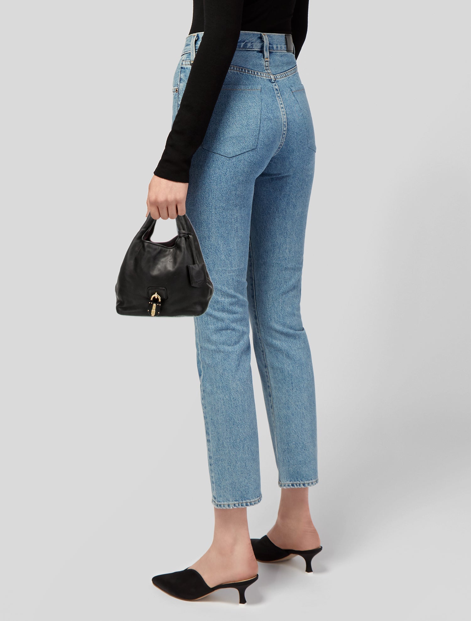 Loewe Leather Top Handle Bag