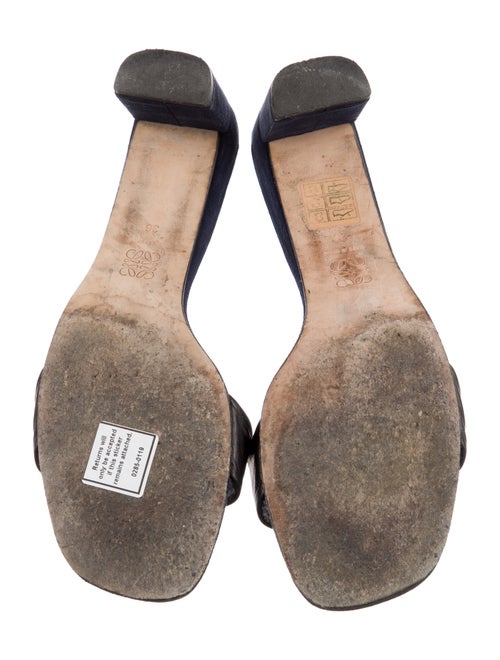 Loewe Leather Slides