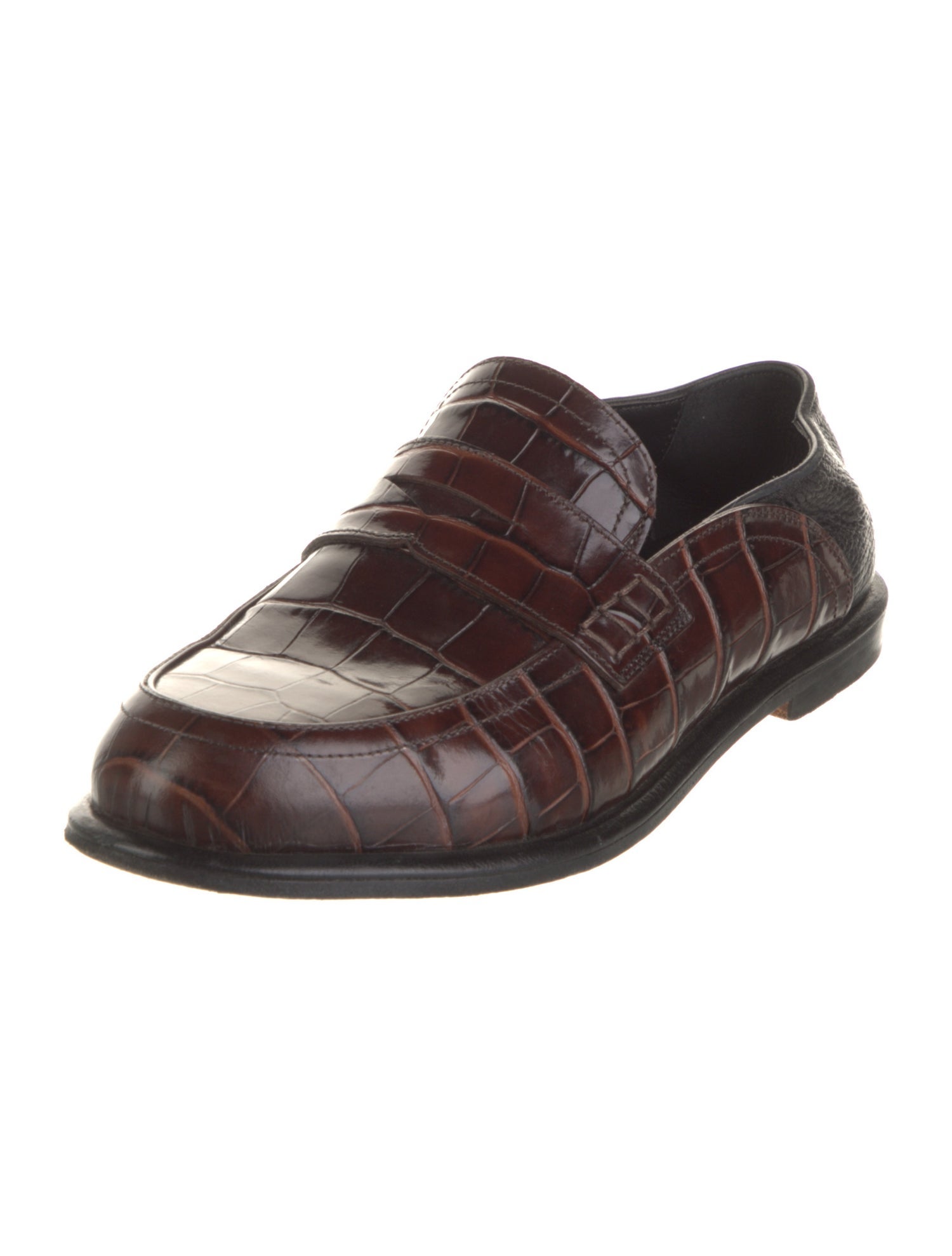 Loewe Leather Dress Loafers