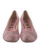 Loewe Suede Crystal Embellishments Flats