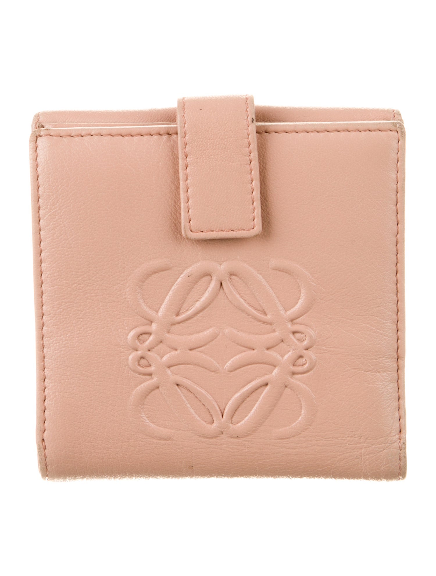 Loewe Anagram Leather Compact Wallet