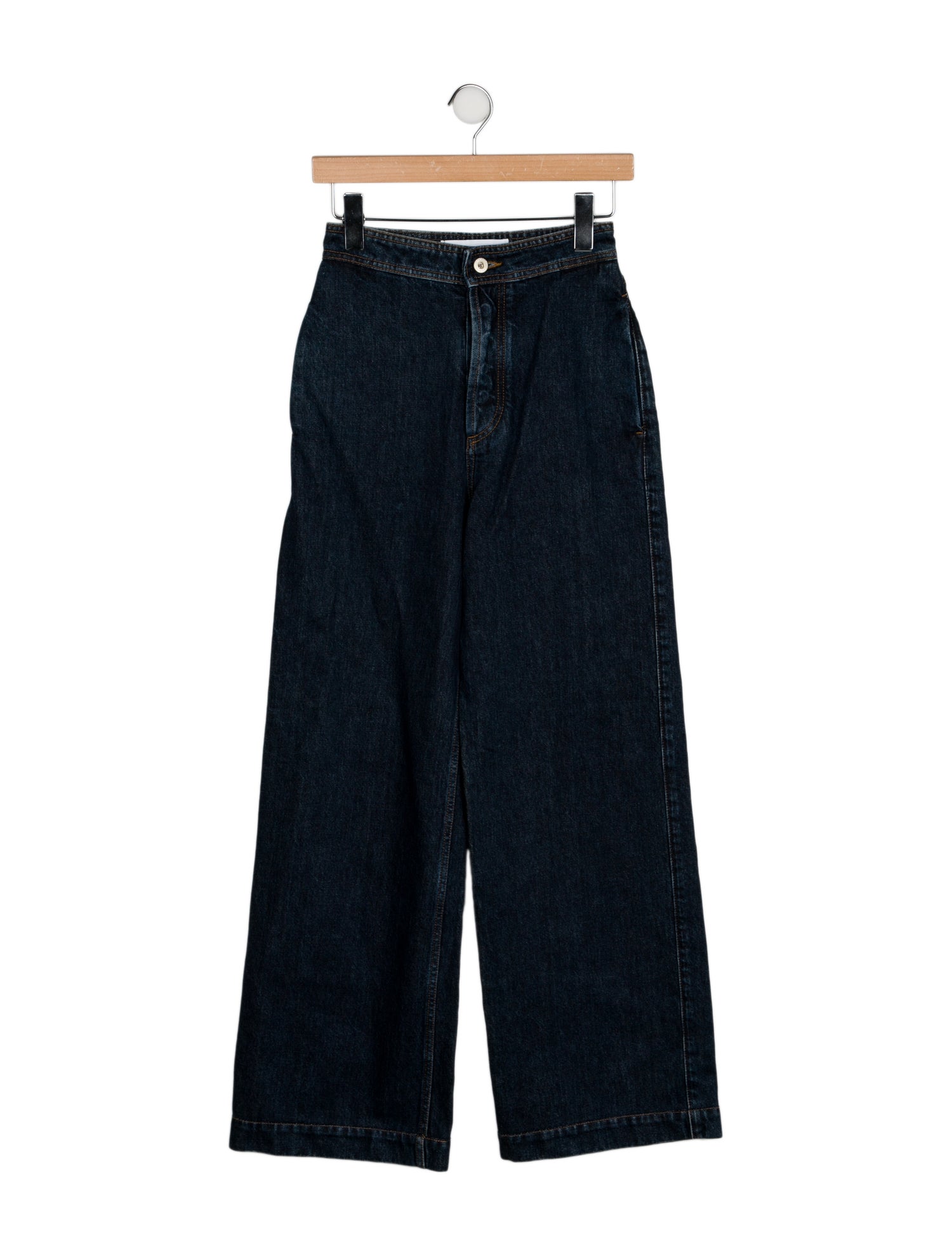 Prada 2024 Wide Leg Jeans - Black, 16.25