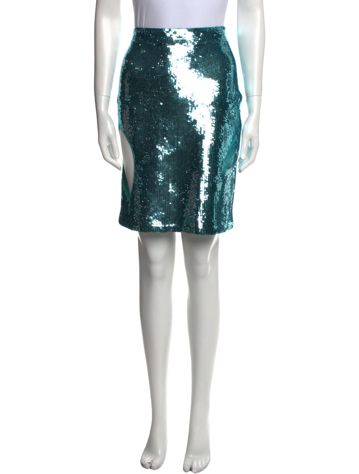 Loewe Leather Knee-Length Skirt