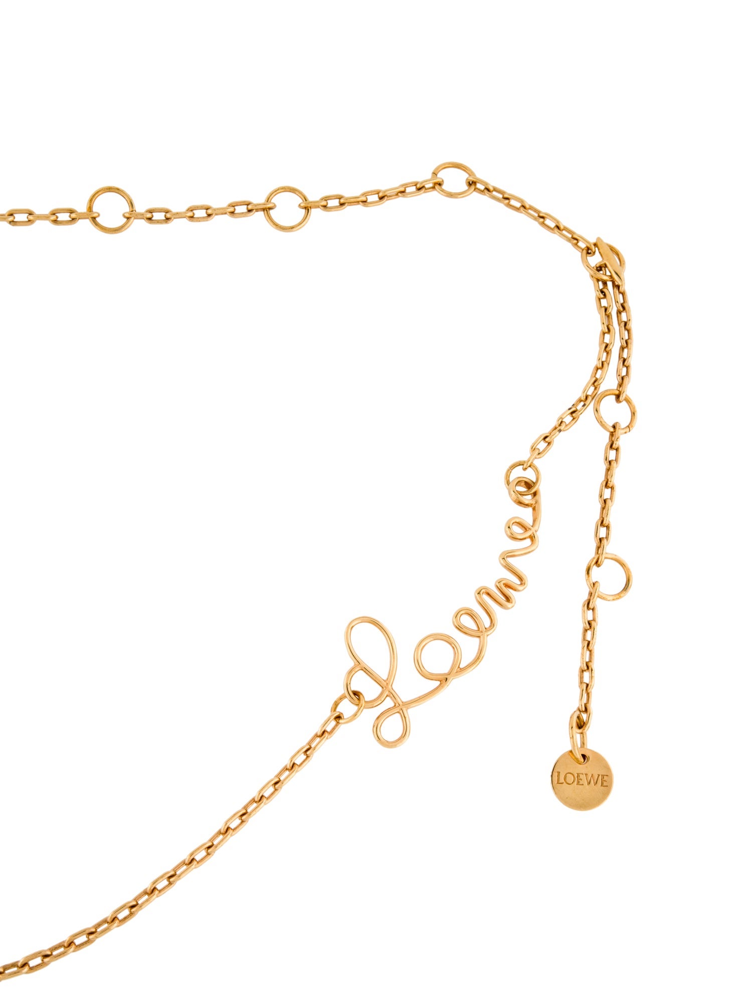 Loewe Skinny Metal Waist Belt