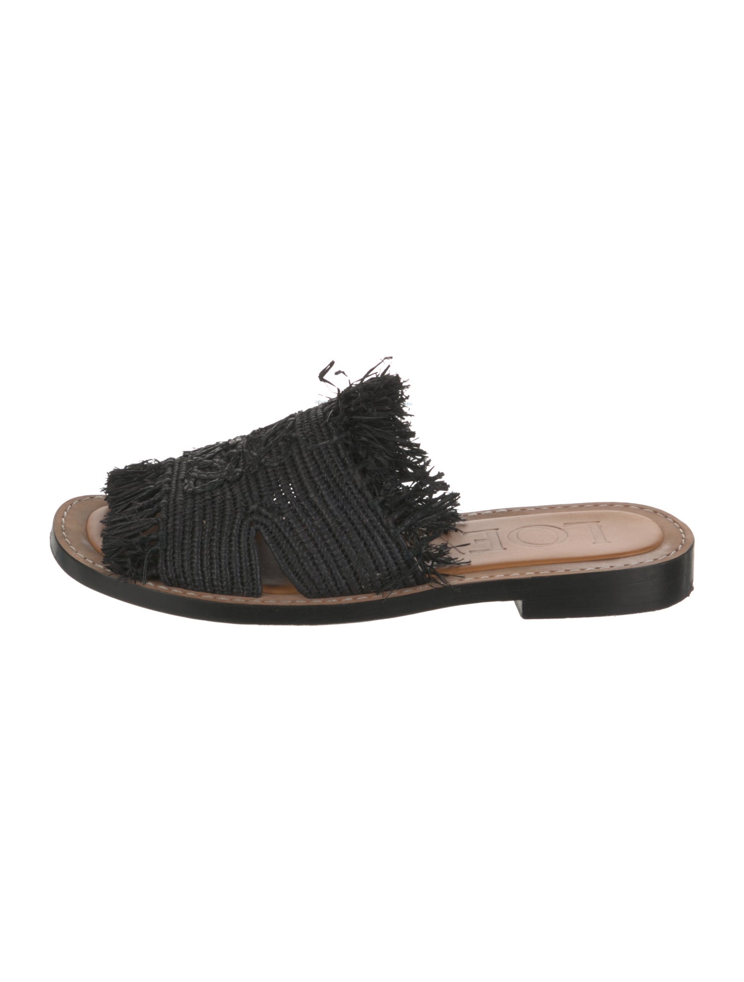 Loewe Raffia Slides