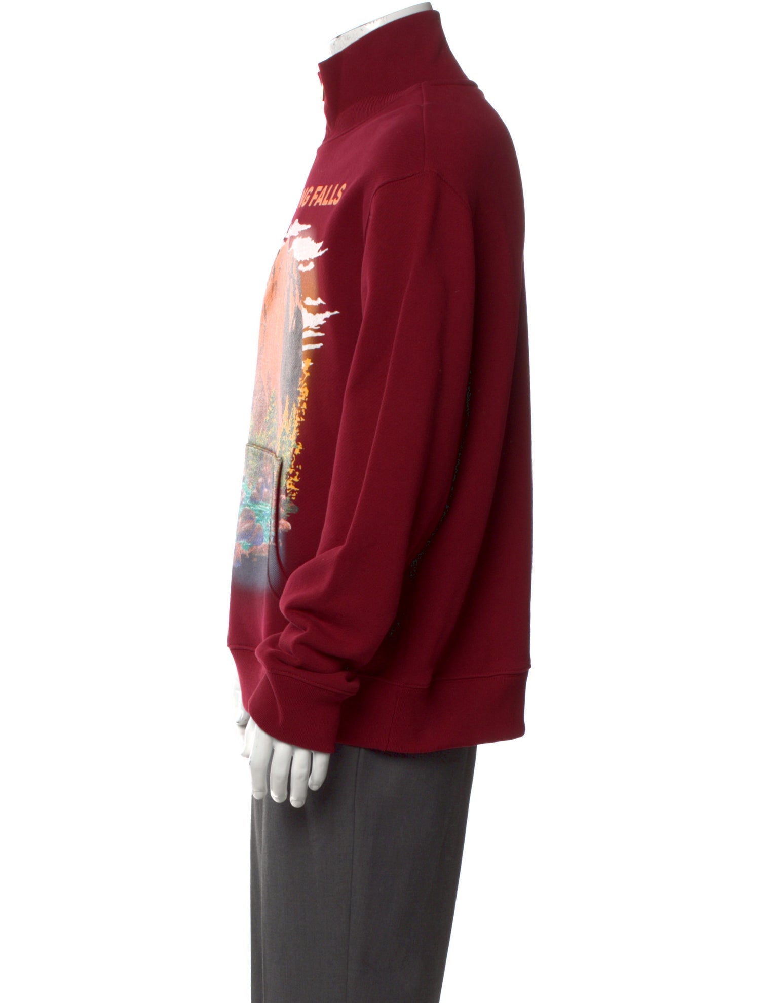 Loewe Graphic Print Mock Neck Sweatshirt w/ Tags