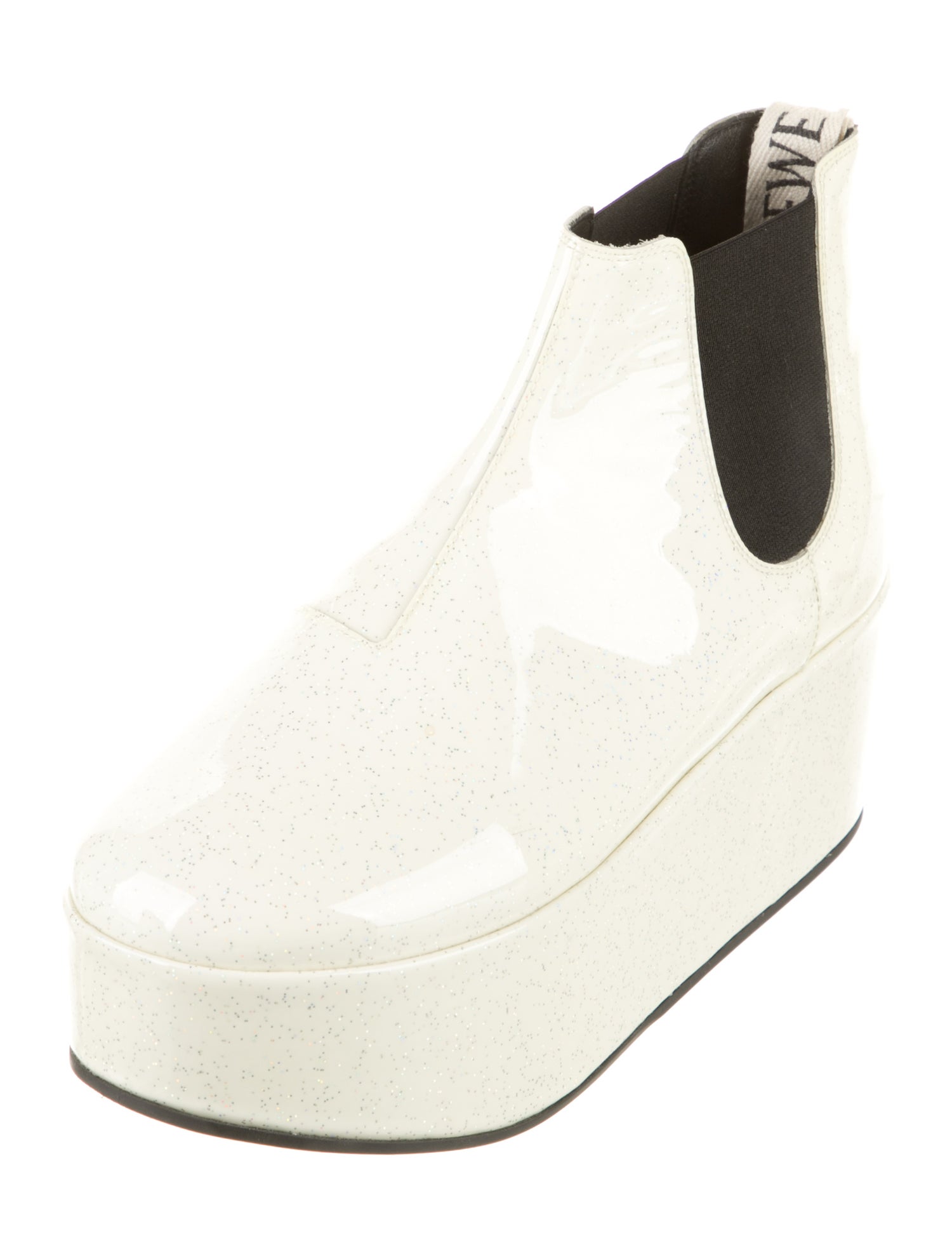 Loewe Patent Leather Chelsea Boots