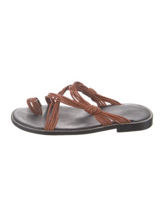 Loewe Leather Slides