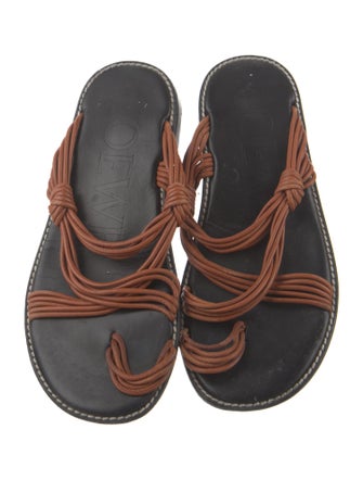 Loewe Leather Slides