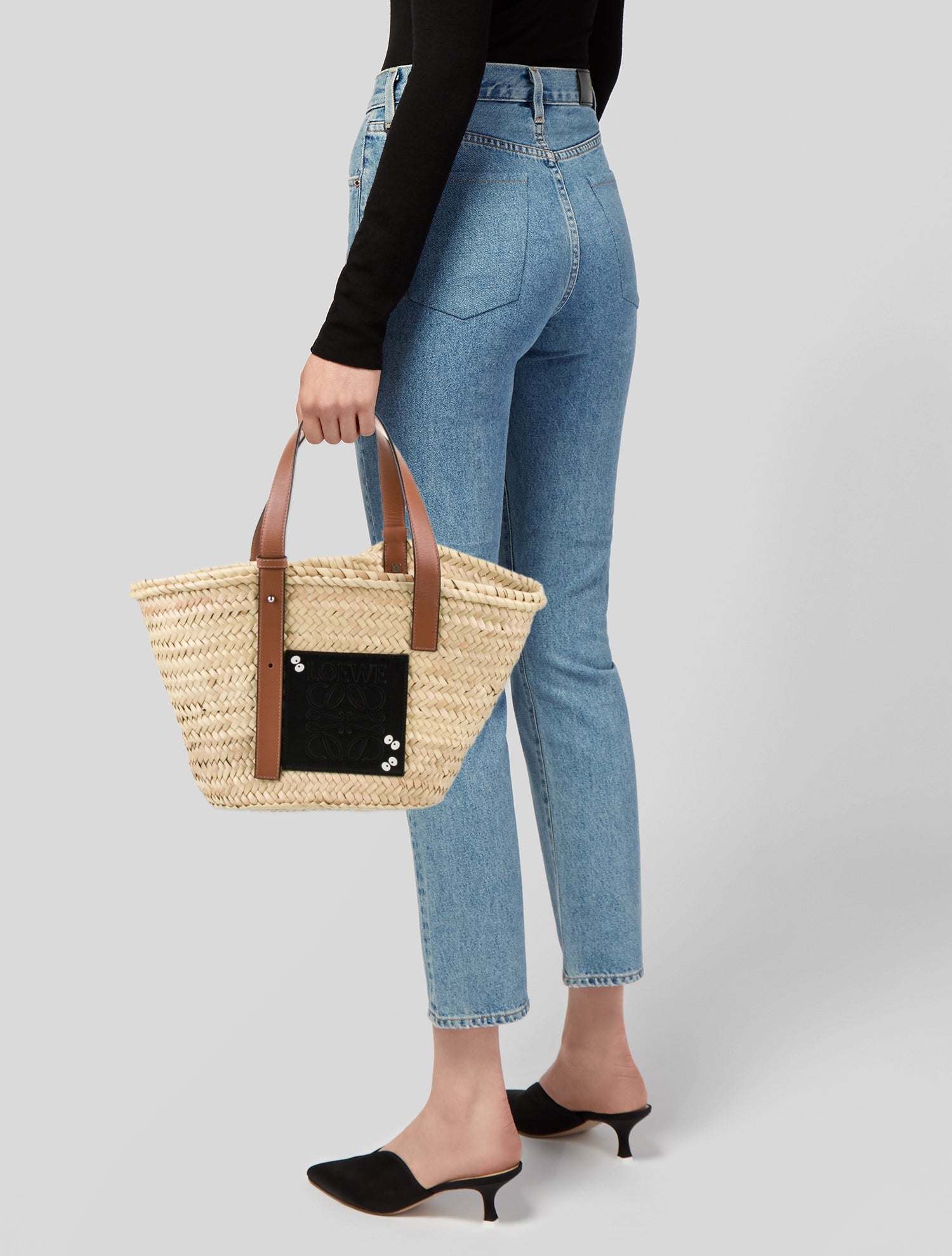 Loewe Raffia Tote