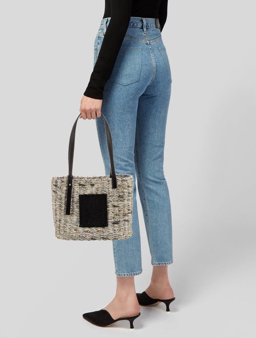 Loewe Raffia Square Basket 2022