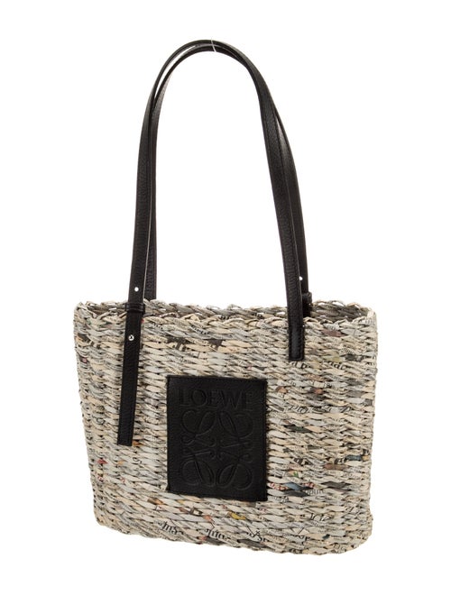 Loewe Raffia Square Basket 2022