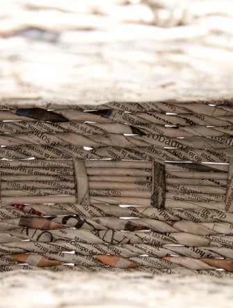 Loewe Raffia Square Basket 2022