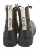 Loewe Leather Combat Boots
