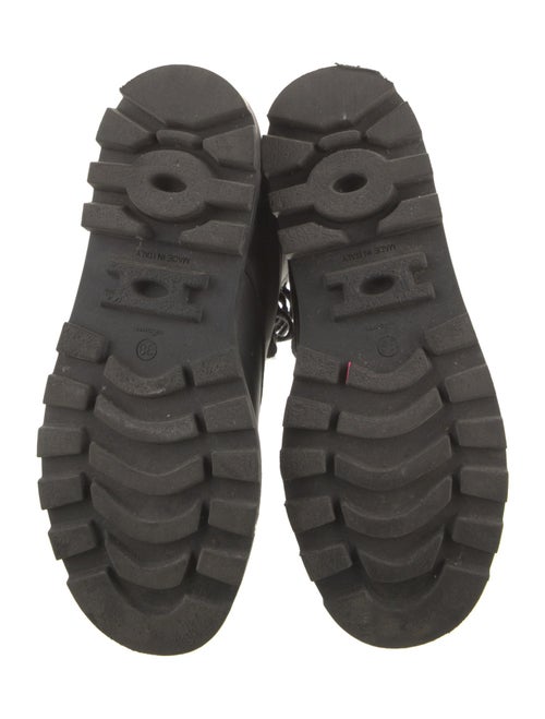 Loewe Leather Combat Boots