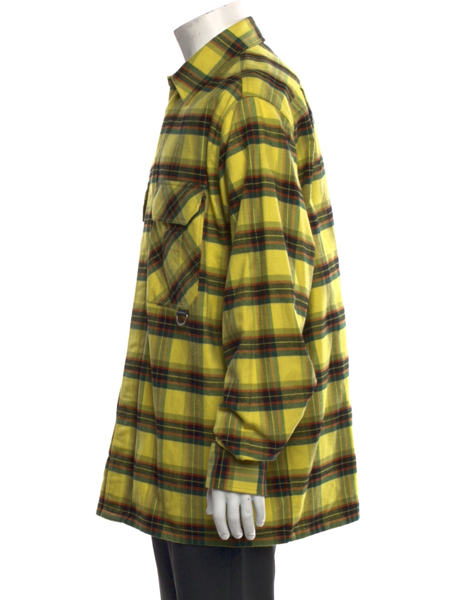 Loewe Plaid Print Long Sleeve Shirt