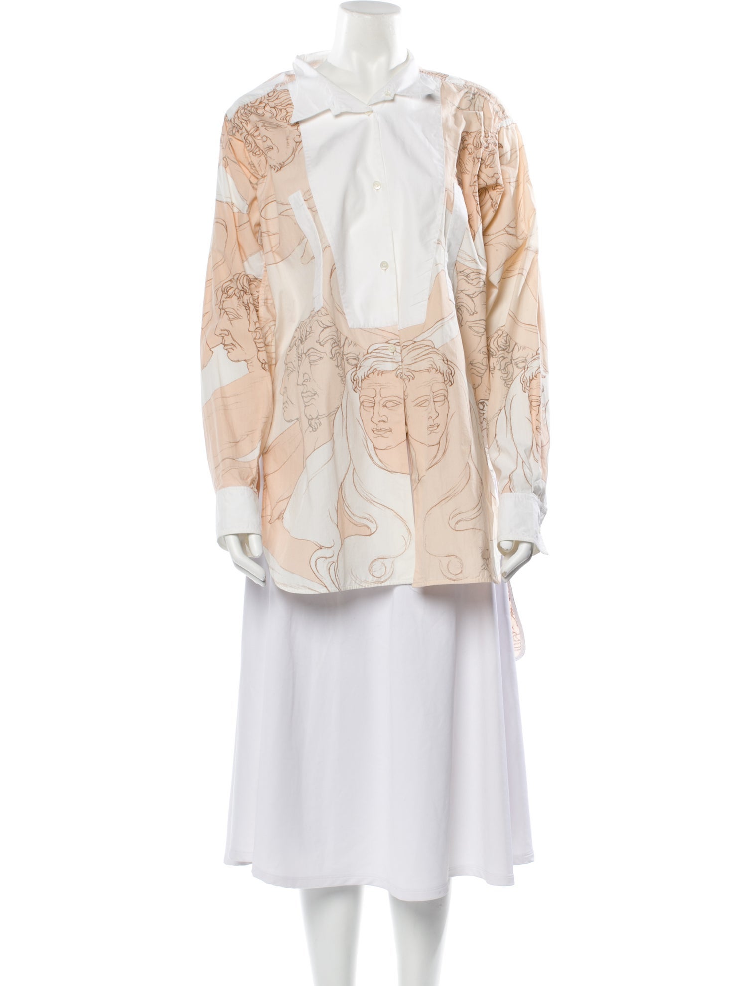 Loewe Printed V-Neck Tunic