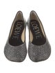 Loewe Suede Crystal Embellishments Ballet Flats