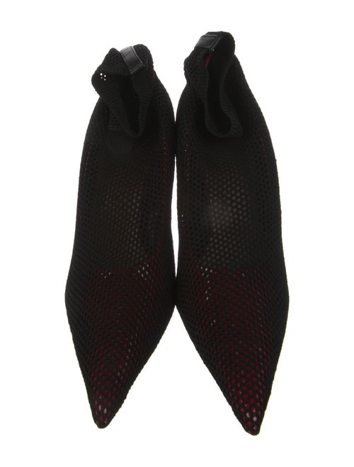 Loewe Patent Leather Mesh Accents D'Orsay Pumps
