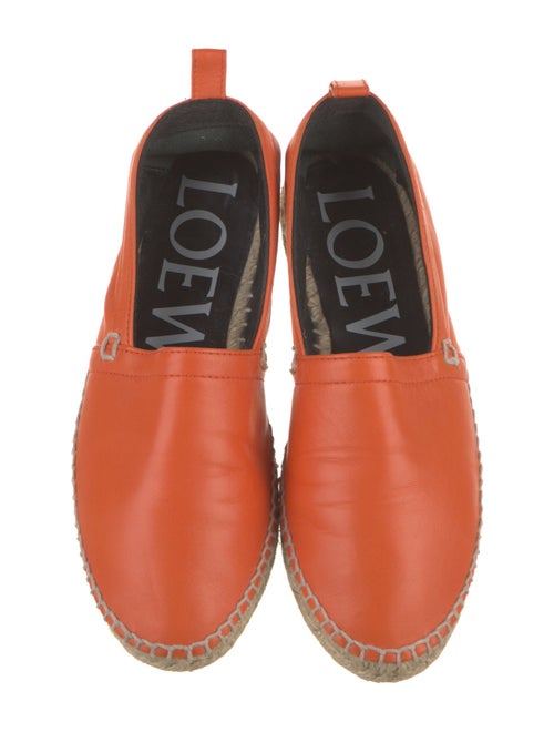 Loewe Leather Whipstitch Trim Espadrilles