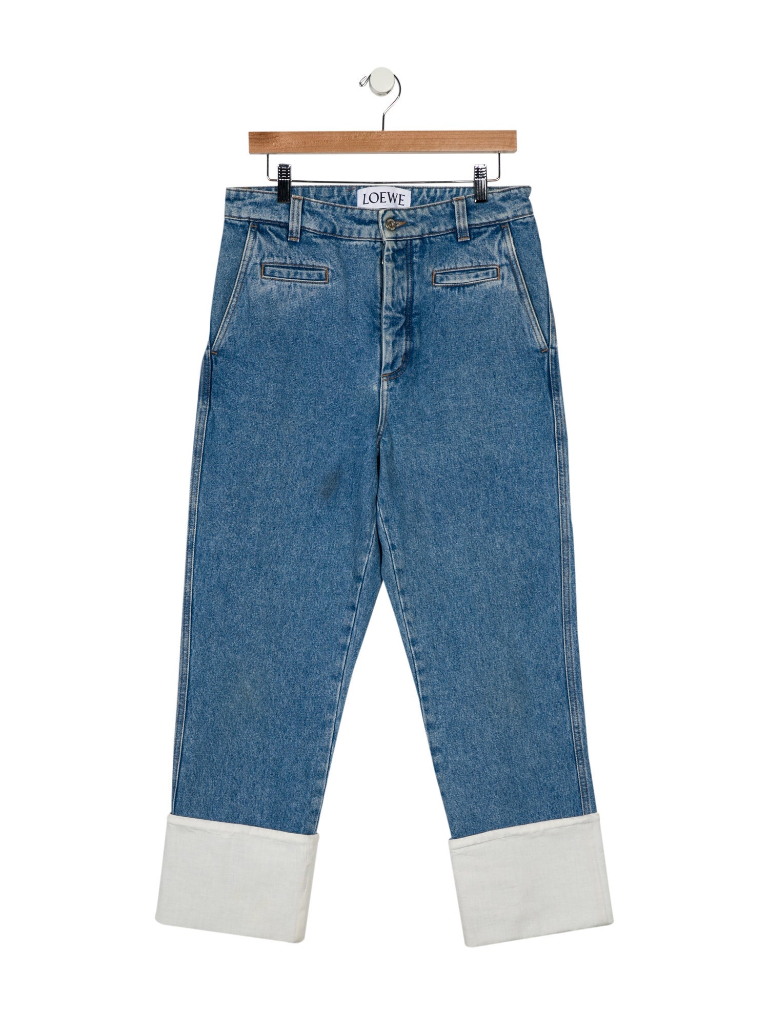Loewe High-Rise Wide Leg Jeans