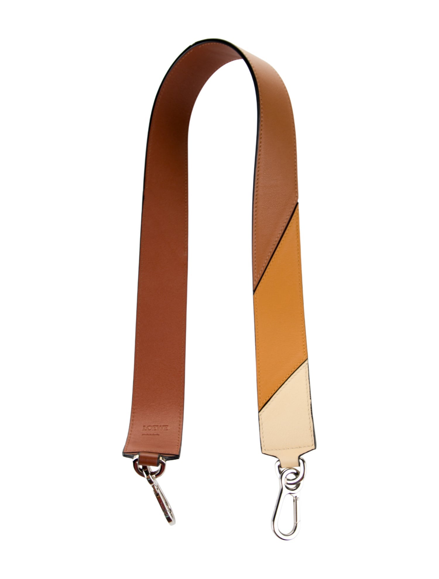 バッグ・カバンその他 Loewe Loewe Adjustable Shoulder Strap Anagram strap in jacquard and calfskin Beige - LOEWE