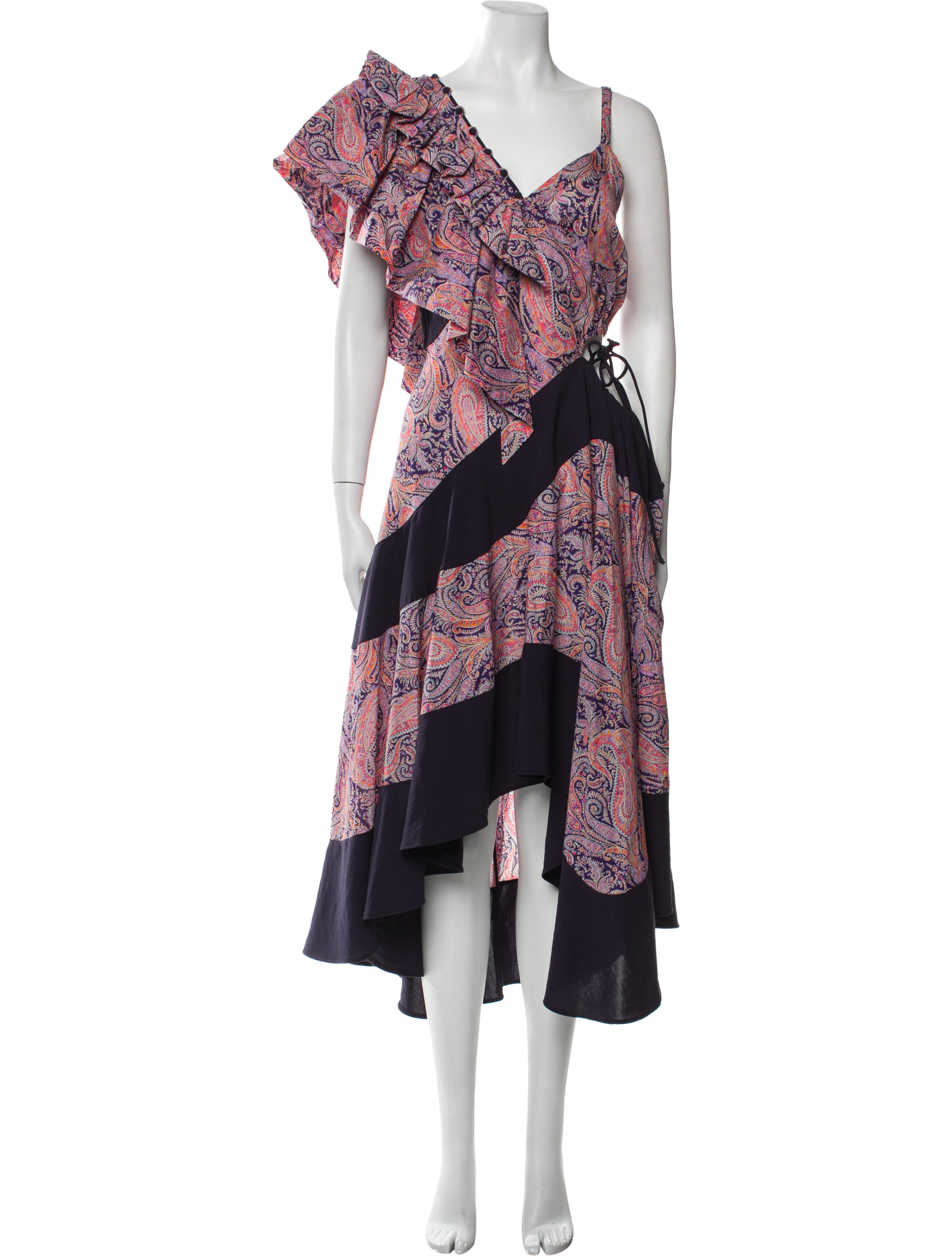 Loewe Paisley Print Long Dress