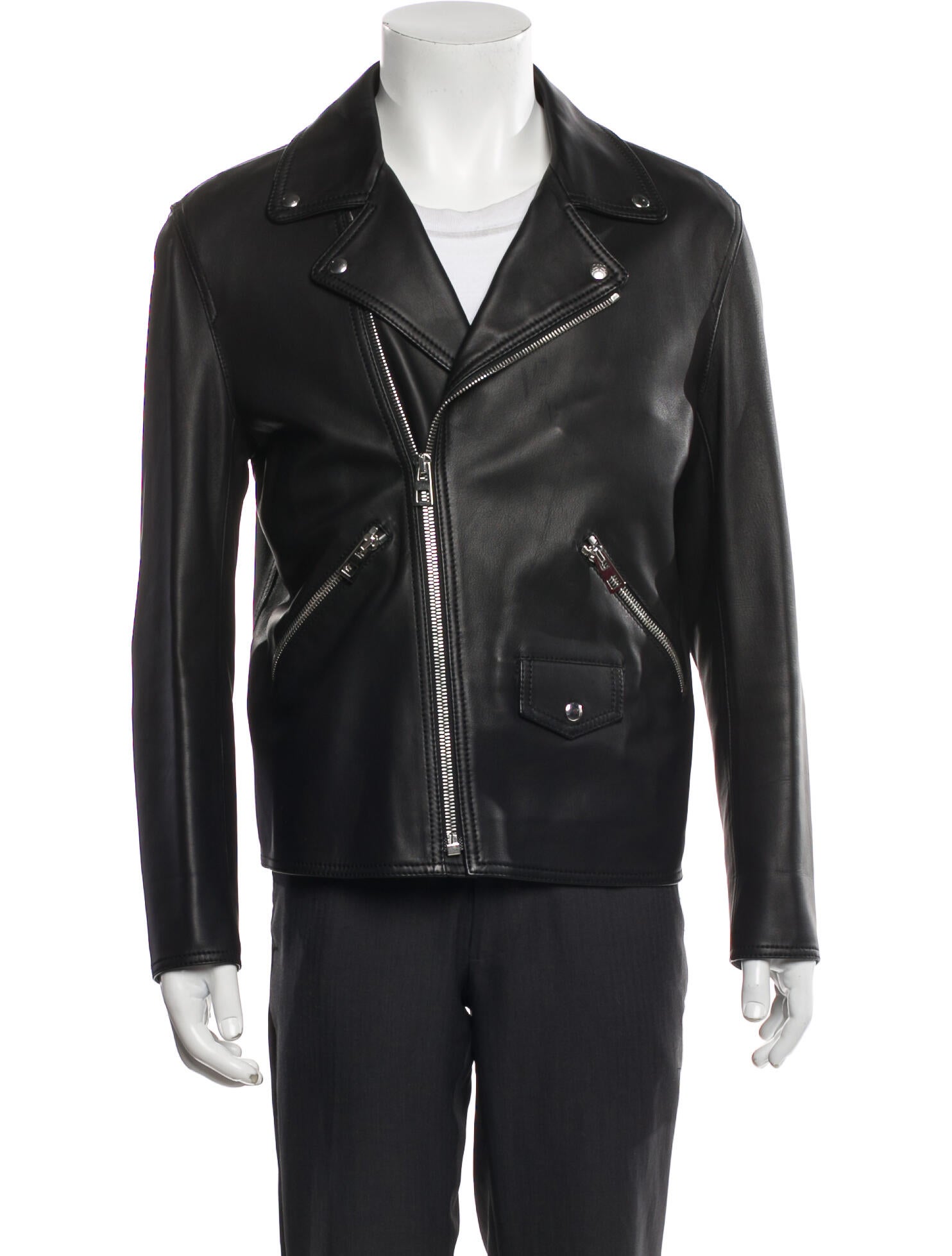 Loewe Lamb Leather Moto Jacket