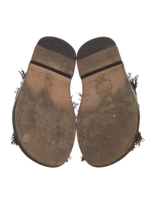 Loewe Raffia Braided Accents Slides