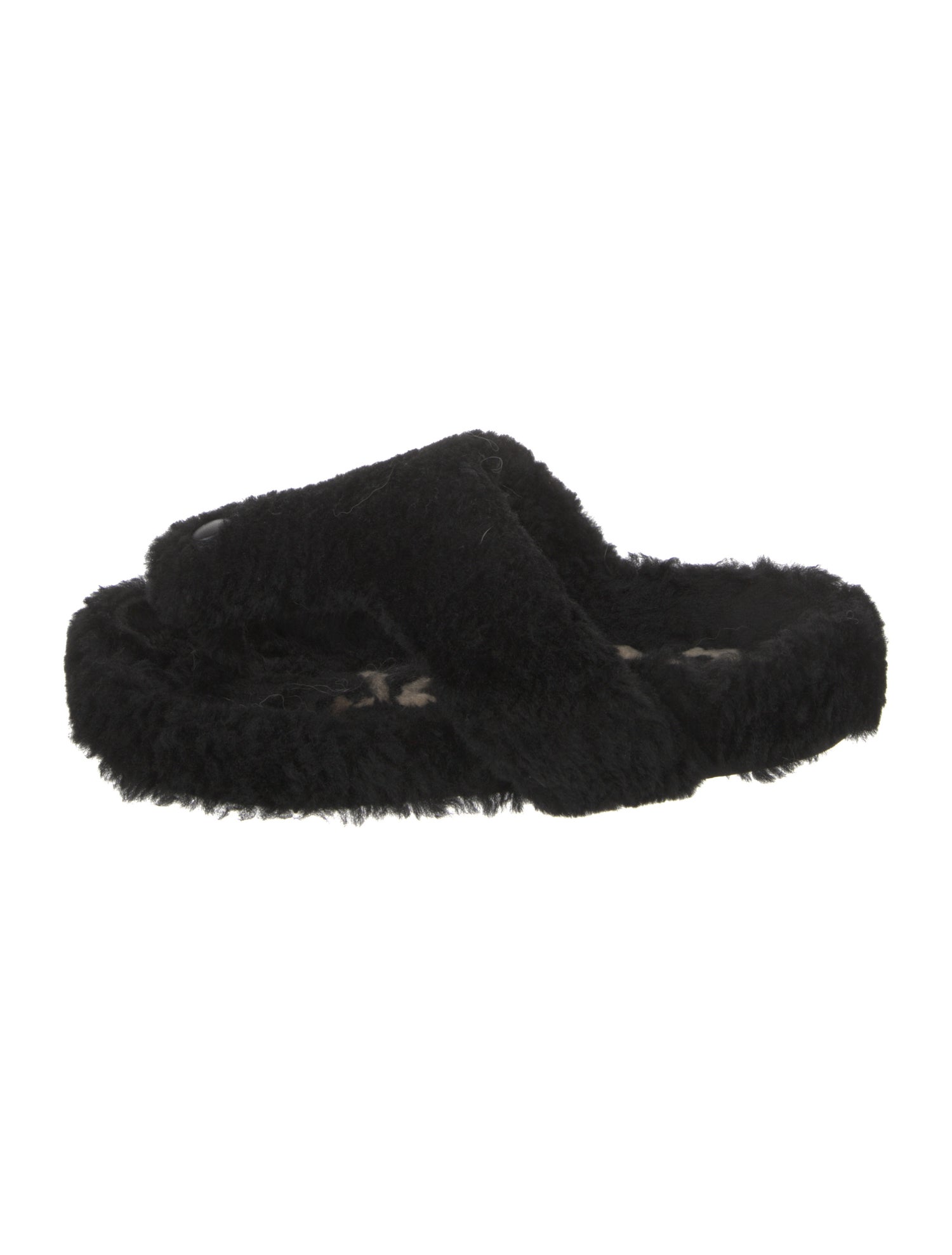 Loewe Fur Fur Trim Slides