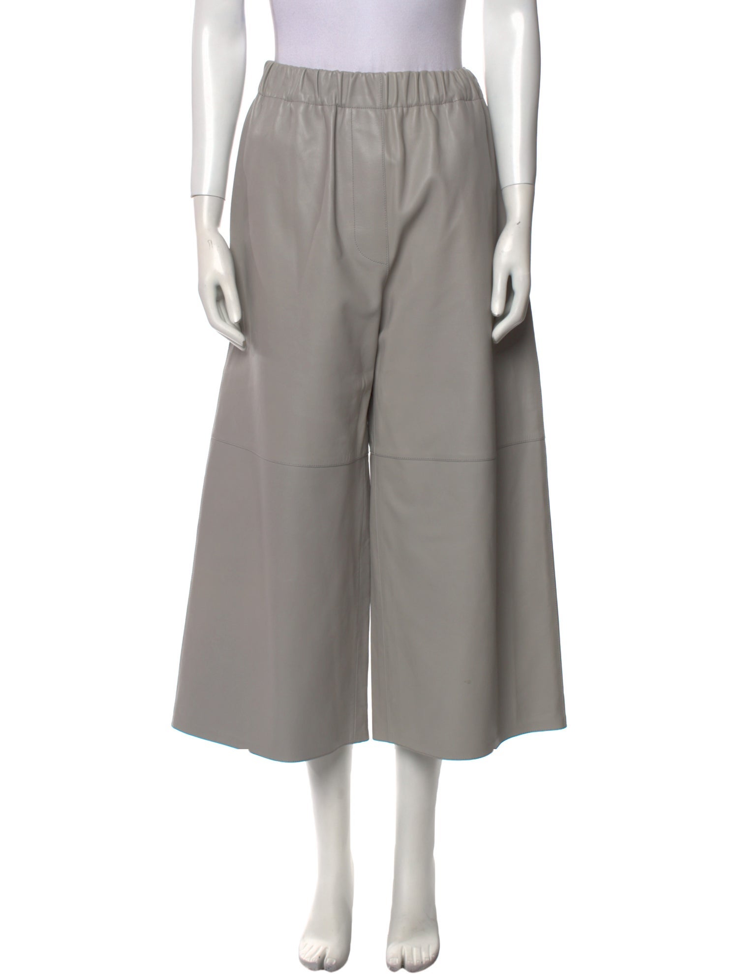 Loewe Leather Wide Leg Pants