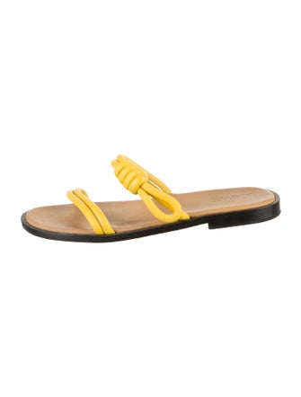 Loewe Leather Slides
