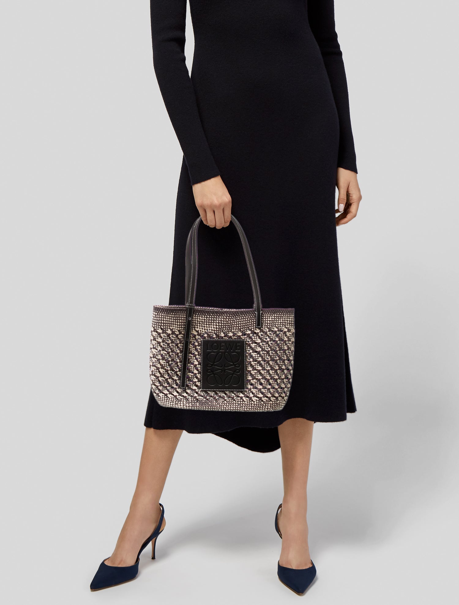 Loewe Raffia Shoulder Bag
