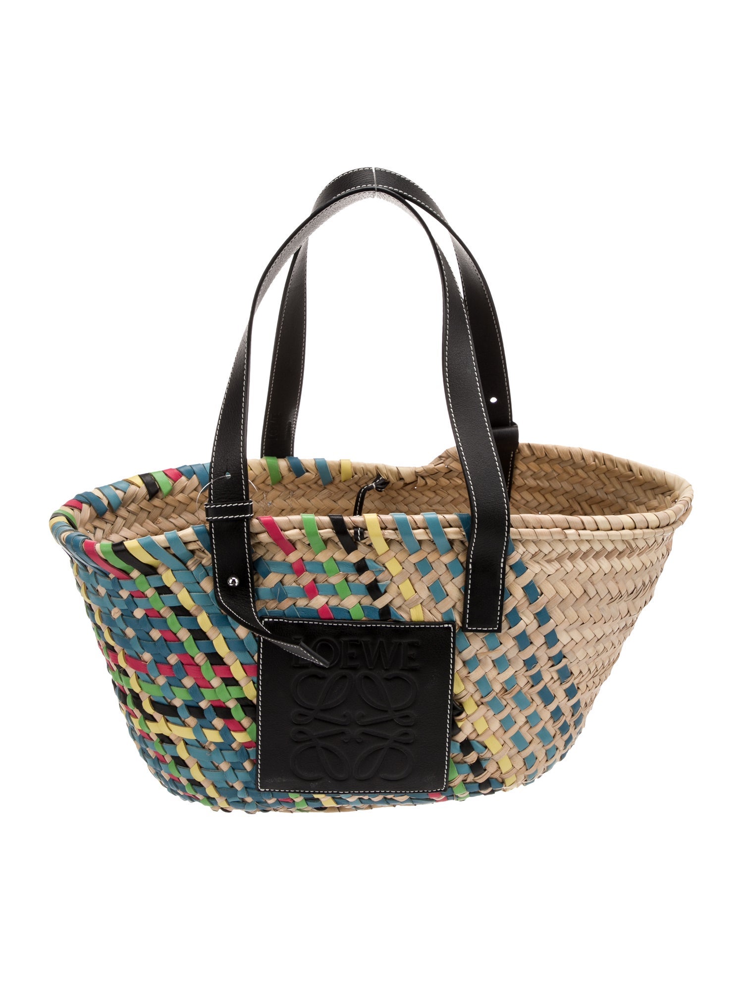 Loewe Raffia Basket Small
