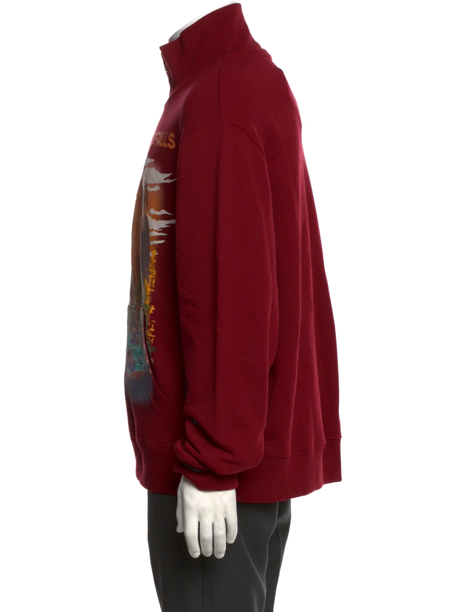 Loewe Graphic Print Mock Neck Sweatshirt w/ Tags