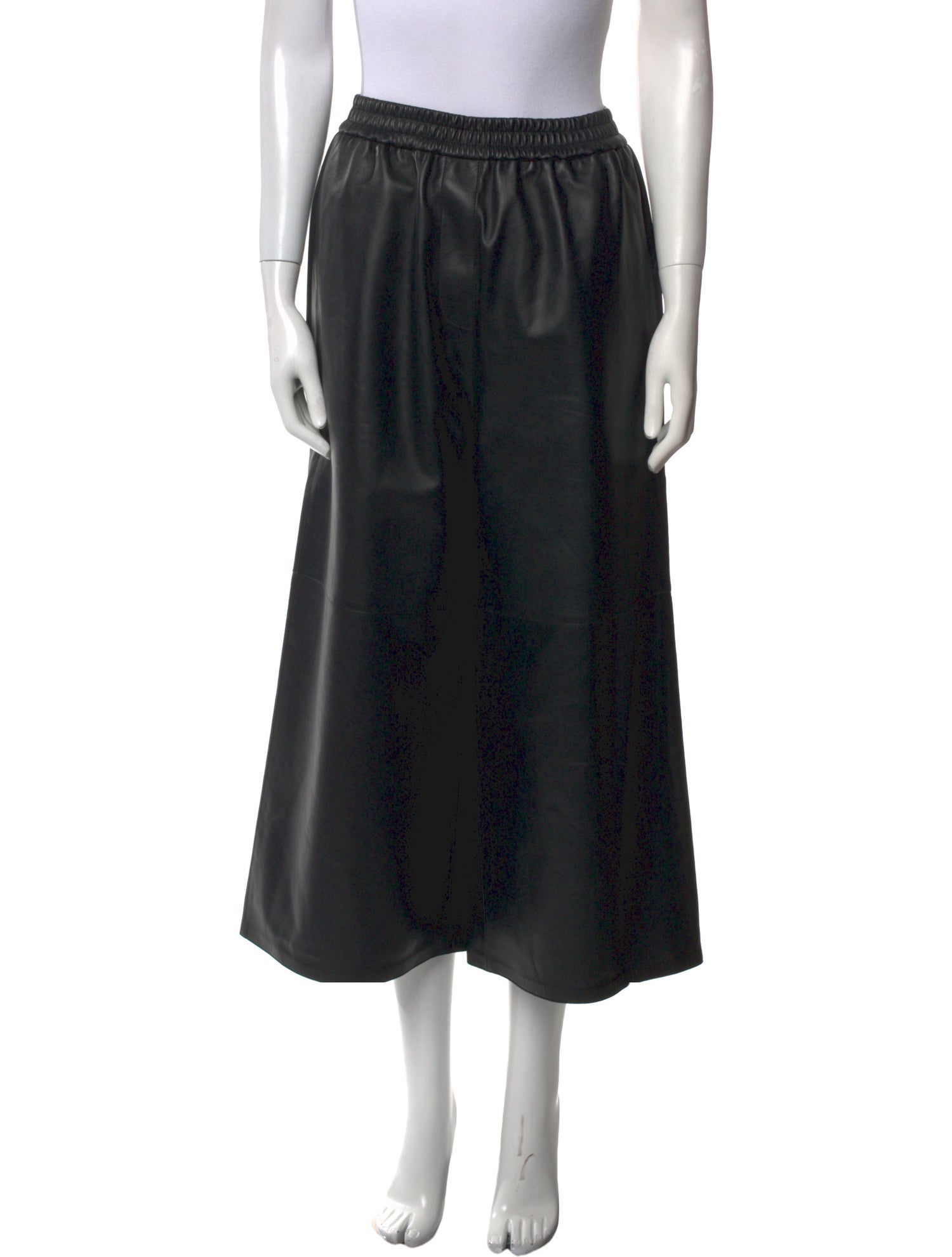 Loewe Leather Wide Leg Pants