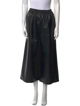 Loewe Leather Wide Leg Pants