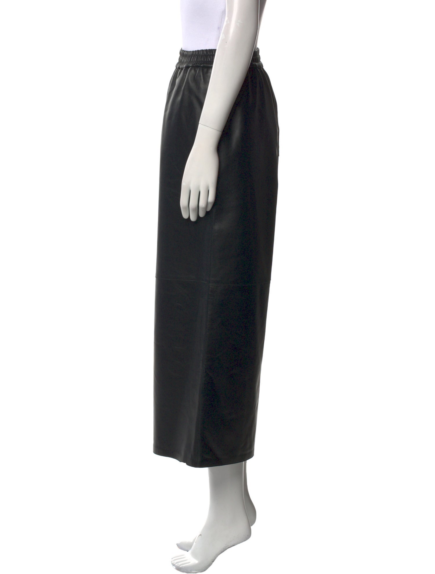 Loewe Leather Wide Leg Pants