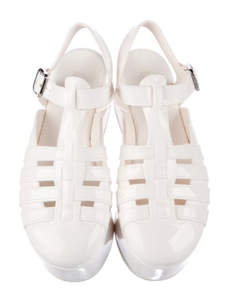 Loewe Rubber Slingback Flats