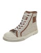 Loewe Canvas Embroidered Accent Sneakers