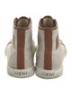 Loewe Canvas Embroidered Accent Sneakers