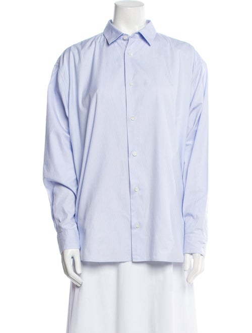 Loewe Striped Long Sleeve Button-Up Top