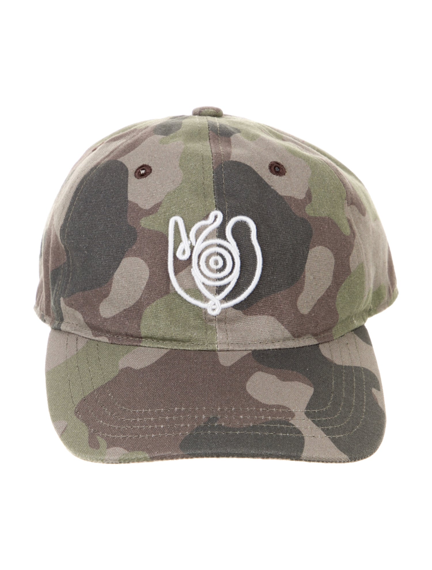 Loewe Embroidered Camouflage Baseball Cap