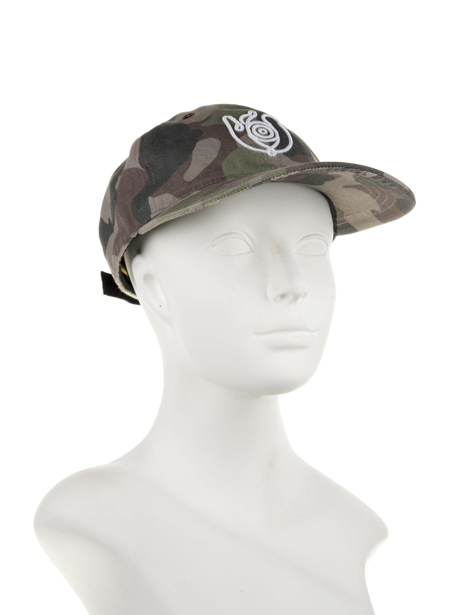 Loewe Embroidered Camouflage Baseball Cap