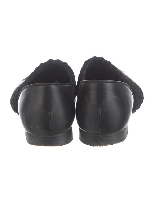 Loewe Leather Braided Accents D'Orsay Flats