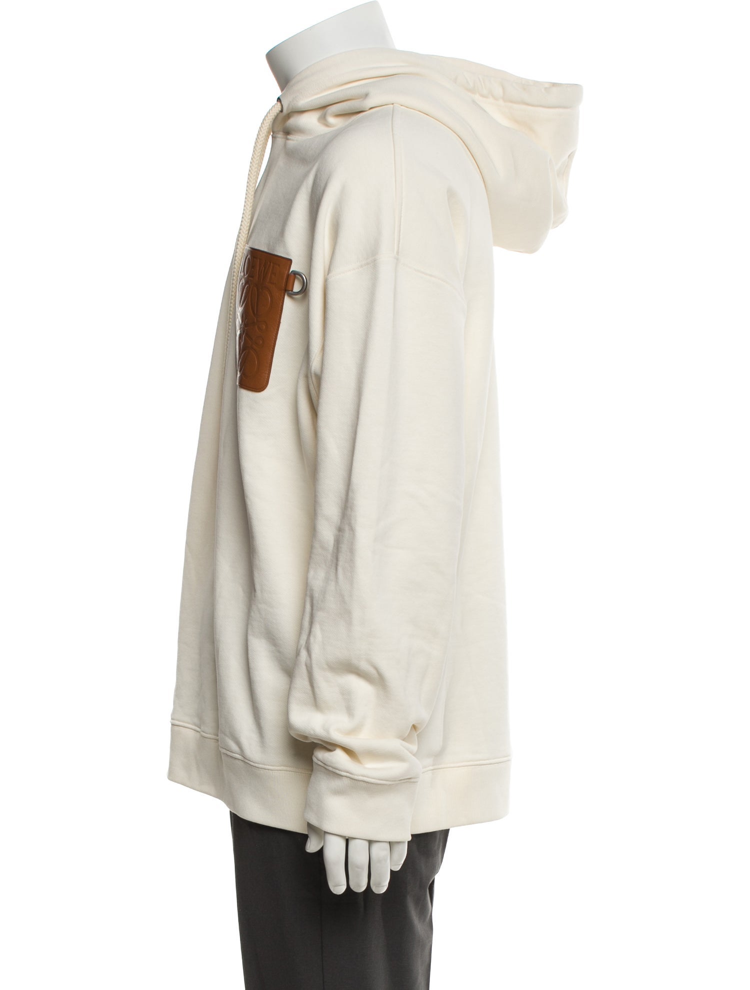 Loewe Graphic Print V-Neck Hoodie