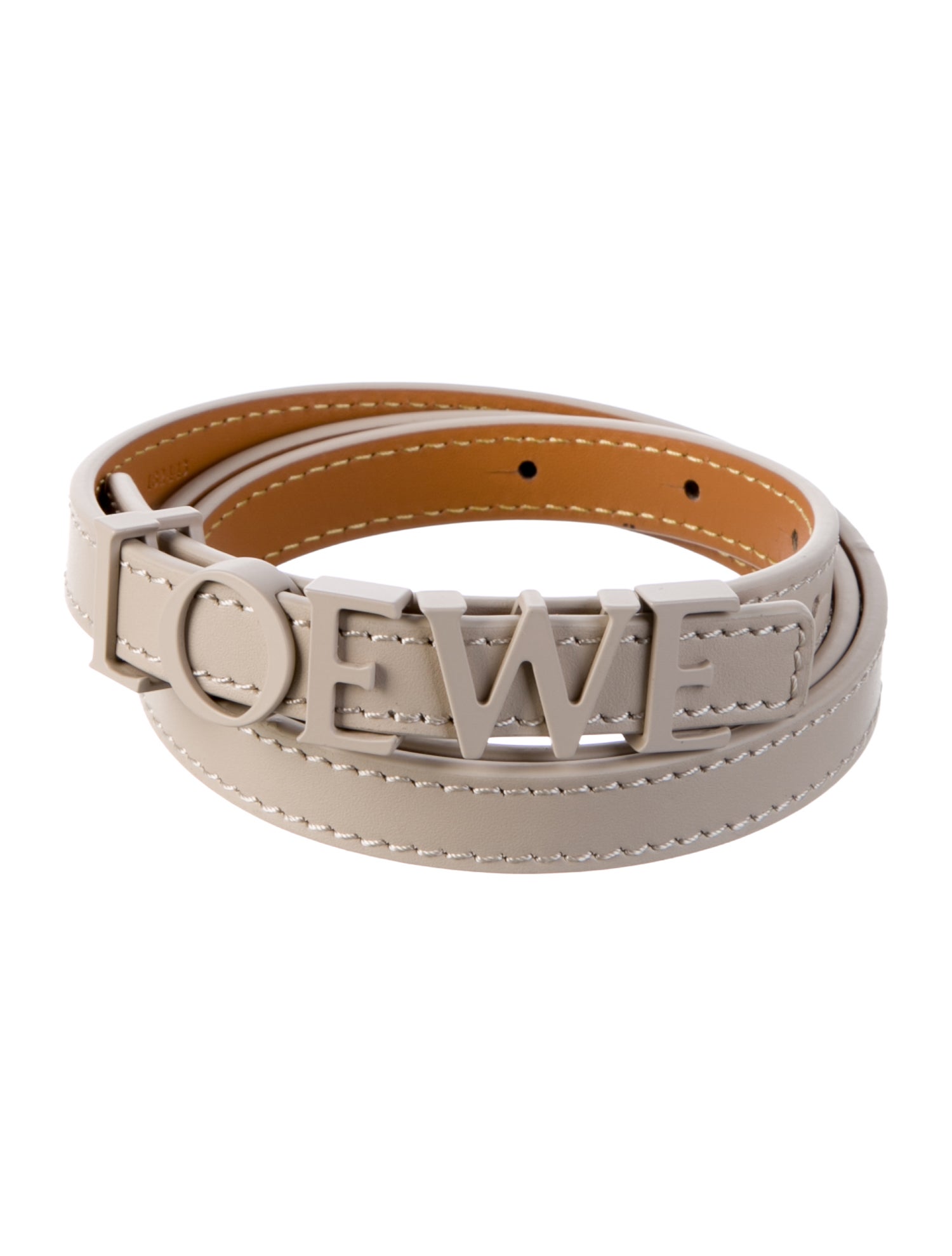 Loewe Skinny Leather Waist Belt w/ Tags